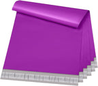 Metronic Poly Mailers 10x13 100 PC, Small Shipping Bags Mailing Envelopes Self Seal, Mailers Poly Bags for Shipping Waterproof and Tear-Proof, Mailing Bag Packaging Bags for Small Business, Purple