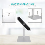 Anti Theft Tablet Stand for Desktop, Security Tablet Mount Retail Kiosk POS, Heavy Duty Metal Tablet Holder with Lock for 7-11" Tablets, iPad Pro Air Mini, Galaxy Tabs, Surface etc