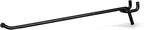 Presa Heavy Duty Black Steel Peg Board Shelving Hooks, 8-Inch, 50-Pack