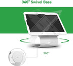 Kiosk POS Tablet Stand Compatible with iPad 10 gen 10.9 inch, 11"(A16), air 4 5 10.9", Pro 11" 1st 2nd 3rd 4th gen., iPad air 11", Retail Stand with 360° Swivel Base, White, BSC101WS