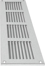 Repa Market Air Vent Cover 16x4 Inch (Outer Dimensions) Galvanized Steel Louvered Grill Cover with Mesh Screen/Wall or Ceiling Vent/HVAC Register for Indoor and Outdoor Ventilation