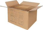 MEBRUDY 6x4x3 Inches Shipping Boxes Pack of 25, Small Corrugated Cardboard Box for Mailing Packing Literature Mailer