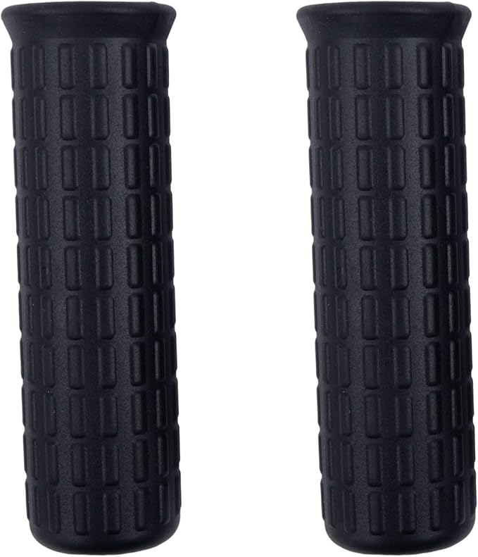 2Pcs Wheelbarrow Handle Covers 12-32mm Rubber Grip Sleeves Non Slip Garden Cart Handles Shock Absorption Black(122 x 30mm)