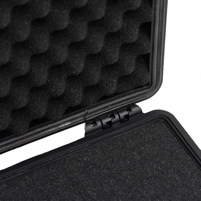PP Portable Flight Case, Lockable Tool Box for Transportation Travelling, Protective Equipment Case, 9.4"x7.5"x4.3", -281