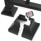 Deck Post Base Cover Durable, Snap-Together Shoe Base Instantly Transforms Hand & Stair Rail Feet Porch, Stair & Deck Brackets Cover UV-Resistant ABS Plastic (Black)
