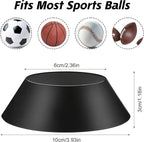 8 PCS Ball Display Rack, Plastic Sport Ball Holder Memorabilia Balls Pedestal Balls Holder Stand Durable Memorabilia Sports Ball-Stand Holders, Ball-Display Stands for Soccer Basketball Football