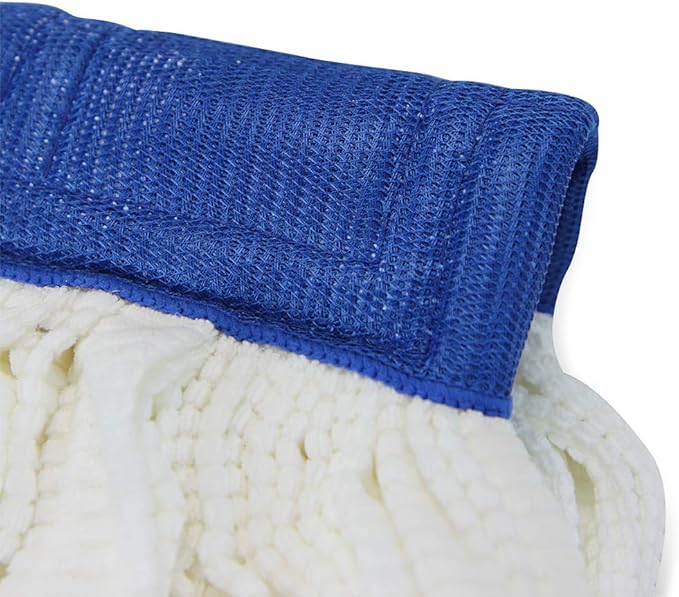 Arkwright Microfiber Tube Mop Head Replacement - (Bulk Case of 12) Heavy Duty, Lint Free, Super Absorbent & Bleach-Safe, Janitorial Essential for Commercial & Industrial Floor Cleaning, 11 oz, White