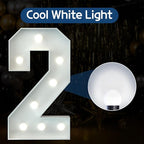 Marquee Numbers 3 Feet Tall Big Light Up Numbers 2nd 21st 25th Birthday Decorations Graduation Decorations 2025 White Anniversary Party Decor Large Cardboard Prop Backdrop Sign 2