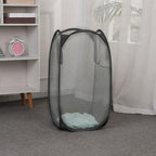 2 pop-up Laundry Hamper，Foldable mesh Laundry Baskets (Each with 2 Reinforced Handles)…