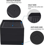 Bed Risers 3 inch Heavy Duty,Furniture Risers for Desk Table Sofa Couch Lifts to 1.5 or 3 inch, Square Adjustable Risers Blocks, Support Up to 1,300 Lbs（4 Pack-Black）