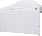 Eurmax USA Instant Canopy SunWall Camping Tent Tarp Shelter 10x15, Sidewall Only (White)