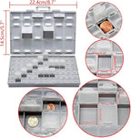 AideTek BOXALL96 96 Lids Enclosure SMD SMT Parts Organizer Surface Mount Box Labels
