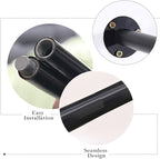 Fitting Room for Boutique, Portable Dressing Room Clothing Store, U-Shap Changing Room with Shading Curtain Privacy Screen for for Retail Store Kiosk Shop (Size:80x85x200cm,Color:Black)
