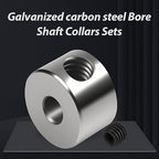 12pcs Set Screw Collars 4.05mm Bore Shaft Collars Screw Style, 9mm OD, 5mm Width, Landing Gear Collar Wheel Stopper for Automotive and Industrial Use