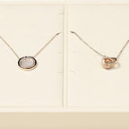 Oirlv Microfiber Jewelry Pendant Display Tray Jewelry Necklace Organizer Display Tray(Beige)