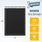 Famagic Poly Mailers, 50pc 19x24 Inch Opaque Shipping Bags, Tearproof and Waterproof Chic Mailing Envelopes, Self Seal Black