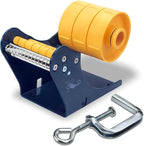 Excell LD-333 Manual Label Dispenser (3" Wide, 3" Core): Works with 3" or 1" Wide Labels. Easy Peel-Off Design. Includes C-clamp for mounting on desks or workstations. Efficient and Versatile.