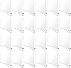 24 Pack Clear Acrylic Shelf Dividers for Closet Shelf Organizer of Bedroom Kitchen Office Bathroom Organizer for Clothes Books Hats and Handbags
