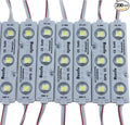REXTiN Super Bright 200pcs 3 LED Module RED 5050 SMD 66-72LM Each Module Waterproof Decorative Light for Letter Sign Advertising Signs with Tape Adhesive Backside 3 Years Warranty