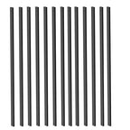 Deck Balusters,25 Pack Black Staircase Baluster with Screws, 26 Inch Metal Deck Spindles and Stairs Railing, Stylish Deck Railing for Outdoor Stair Deck Porch