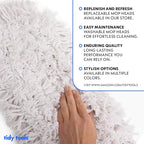 Commercial Dust Mop – 30 Inch Floor Sweeper for Hardwood, Reusable Cotton Mop Head, Extendable Handle, Dry Mop for Floor Cleaning & Janitorial Supplies