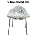 Portable Shopping Cart Cover, High Chair and Grocery Cart Covers for Babies, Kids, Infants & Toddlers, Attached Carry Bag (Gray Chevron)