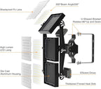 2025 Elite New Upgraded LED Flood Light Outdoor 450W 2 Pack 67500lm Stadium Flood Lights, 5000K D IP66 Waterproof Adjustable Floodlight for Street, Parking Lot