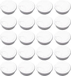 Quluxe Desk Grommet, 2-3/4 Inch Plastic Desk Cord Cable Hole Cover Grommet -White (Pack of 20)
