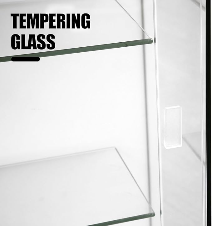 48" W x 22" D x 42" H - Retail Display Case,Ledgetop Counter with Showcase Front, White Retail Counter with Glass Display Cabinet