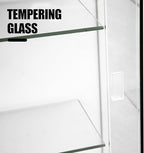 48" W x 22" D x 42" H - Retail Display Case,Ledgetop Counter with Showcase Front, White Retail Counter with Glass Display Cabinet