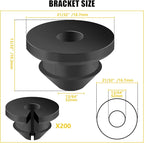 300Pack Rubber Cable Railing Grommets for 1/8" 5/32" 3/16" Cables for Wood/Metal Cable Railing Posts, 1/8" Level line Cable Railing Grommet,Cable Railing kit for Metal Posts……