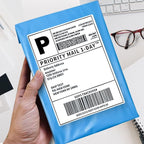 POLYSELLS 100 pcs 6x9 Inches Blue Poly Mailers Shipping Envelopes, Strong Adhesive Sealing, Waterproof, and Tear-resistant Postal Mailing Bags for Clothing, Books, and Accessories