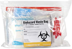 22 Piece Bodily Fluid Clean Up Pack/Bloodborne Pathogen Spill Kit - be OSHA Compliant and Protect from Dangerous Exposure to Blood and Other potentially infectious Materials
