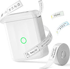 NIIMBOT D110 New Version Label Maker Machine with Tape, Handheld Bluetooth Label Printer, Mini Thermal Printer, Sticker Maker for Organizing Home Kitchen School,White