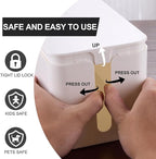 3 Pack Cable Management Box with 18 PCS Cable Management Set - Large & Medium & Small Cable Organizer Box to Hide Wires & Power Strips | TV Cord Organizer Box | for Home & Office, White