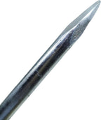 Double Head Tent Stakes - Heavy Duty 1045 Steel Heat-Treated Ground Spikes, Forged Geometric Sharp Tips for Stronger Hold, 0.79”(20mm) Diameter, 4-Pack (24 in)