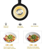 Super Brightness 25W 2000lm J&L Type LED Black Track Lighting System，6000K Cool Light Dimmable Brightness，with 13 FT Track Rails and Ceiling Spotlight Fixture Installation Package