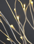 LIGHTSHARE 4 Feet 48L LED Birch Tree Lights, Pack of 2, Warm White, for Holiday Party and Christmas Decoration, Indoor and Outdoor Use