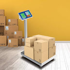 Giantex 660lbs Weight Computing Digital Scale Floor Platform Scale for Weighing Luggage Package Shipping Mailing Postal Scale with Accurate LB/KG Price Calculator, High-Definition Display (Silver)