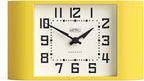 NEWGATE® Mini Metro Desk Clock | Retro Mantel Clock | Citrus Yellow | Mid Century Style for Desk, Table top, Shelf or Bedside