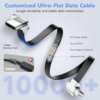 Agile Universal PoE Flush Tablet Wall Mount Kit with Bracket & Flat Cable, in-Wall AC to USB-C Power Adapter Enclosure for 8-12 Tablets (Suitable for 86 Boxes Smart Home/Office, 27W) (27W 100M Set)
