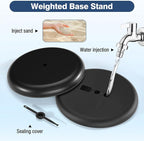 Sign Stand Sign Holder Stand Sign Stands for Display 8.5 x 11 Inches Pedestal Sign Holder 360° Rotation Adjustable Signage Stand for Business Exhibition, Restaurant, Supermarket (Black)