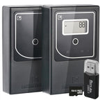 Smart Counter Retail People Counter - Infrared & Wireless, Battery Operated, Hourly & Daily Statistics with Data Storage, Easy to Install, Upgraded, Black