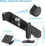 Tablet Wall Mount Lock Holder for 9-14" iPad, Metal Anti Theft Tablet Kiosk Mount with Secure Lockable for Conference Room, Desktop, Under Counter, Cabinet, Gym - Fits iPad, Galaxy Tab Series