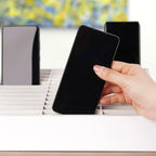 36-Grid Wooden Cell Phone Holder Desktop Organizer Storage Box for Classroom Office (White 36-Grid)