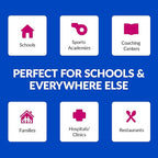 School Health 27‑Piece Bodily Fluid Spill Clean Up Kit – Bloodborne Pathogen Protection with PPE, Biohazard Bags & Wipes – OSHA Compliant Response Kit for Schools, Clinics & Infectious Materials