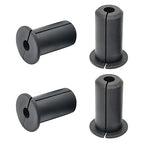 4pc Starlink Cable Grommet 3/4" Silicone Waterproof Wall Hole Pass Through Split Cable Bushings for TV Wire Ethernet Cord, Starlink Cable Routing Kit Accessories,38mm/1.5"Ht, Black