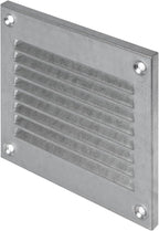 Repa Market 4x4 Inch Air Vent Cover/Galvanized Steel Louvered Grill Cover with Mesh Screen/Wall or Ceiling Vent/Durable Flush Mount HVAC Register for Indoor and Outdoor Ventilation