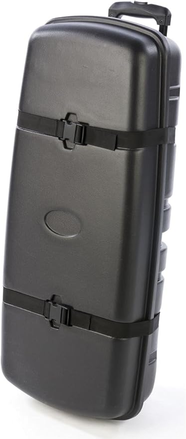 Displays2go 16.4 x 39 x 9 Inch Trade Show Travel Carrying Case, ABS Plastic Shell (TSCA1738)