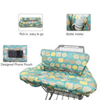 Shopping Cart Covers for Baby Girl boy, High Chair Cover for Toddler, Grocery Cart Cover (Polka Cute)